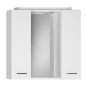 Aqualine Zoja - Armoire de toilette avec éclairage LED 700x600x140 mm, blanc 45025