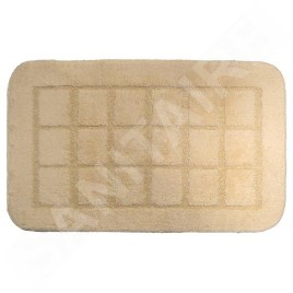 Sapho Ridder - Tapis de salle de bain Delhi 500x800 mm, avec antidérapant, beige 1712311
