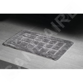 Sapho Ridder - Tapis de salle de bains Delhi 500x800 mm, avec antidérapant, gris foncé 1712300