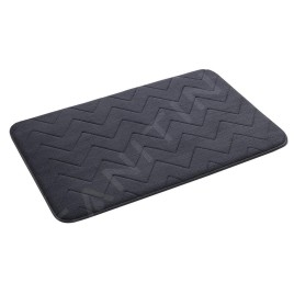 Sapho Accessoires de salle de bains Gedy - Tapis de salle de bains 50 x 80 cm, avec antidérapant, anthracite 96MS508085