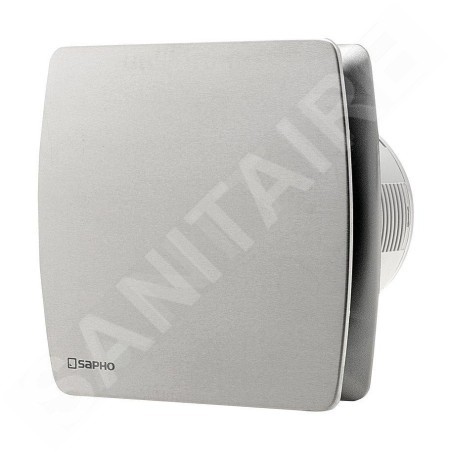 Sapho Lex - Aérateur axial temporisé pour salle de bains, 15 W, inox LX104
