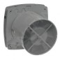 Sapho Cata X-Mart - Ventilateur axial de salle de bains avec X-MART automatique 10H, 15W, conduit 100 mm, acier inoxydable