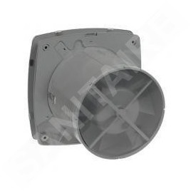 Sapho Cata X-Mart - Ventilateur axial de salle de bains avec minuterie X-MART 15T, 25W, conduit de 150 mm, acier inoxydable