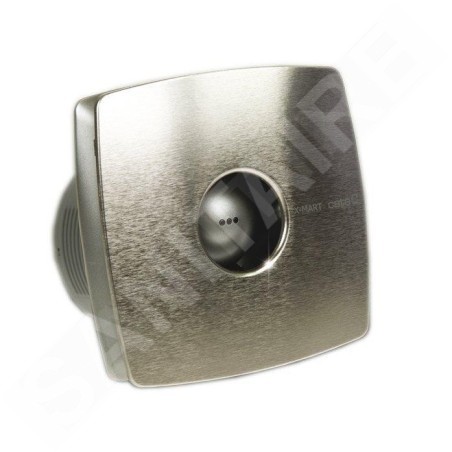 Sapho Cata X-Mart - Ventilateur axial de salle de bains avec minuterie X-MART 12T, 20W, conduit de 120 mm, inox 01051000
