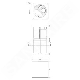 Zehnder ComfoSpot - Appareil de ventilation de confort décentralisé Zehnder 50, inox 527007220