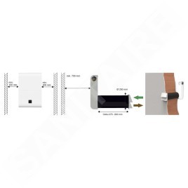 Zehnder ComfoAir - Unité de ventilation décentralisée 70, aluminium, blanc 527007230