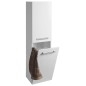 Aqualine Vega - Armoire suspendue avec panier 400x1500x310 mm, blanc VG160