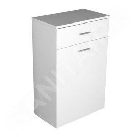 Aqualine Zoja - Armoire inférieure avec panier 500x780x290 mm, blanc 51310