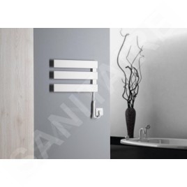 Aqualine Chauffage - Porte-serviettes électrique Elvis, 480x330x45mm, 50W, blanc EB480