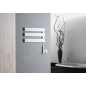 Aqualine Chauffage - Porte-serviettes électrique Elvis, 480x330x45mm, 50W, blanc EB480