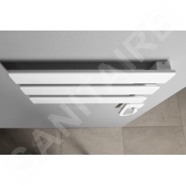 Aqualine Chauffage - Porte-serviettes électrique Elvis, 480x330x45mm, 50W, blanc EB480