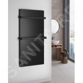 Sapho Chauffage - Résistance 120x50 cm, 600 W, noir mat RH600B-2