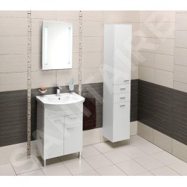 Aqualine Zoja - Armoire haute Keramia Fresh 350x1840x290 mm, blanc 51220