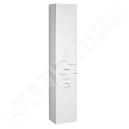 Aqualine Zoja - Armoire suspendue avec panier 350x1840x290 mm, gauche, blanc 51230