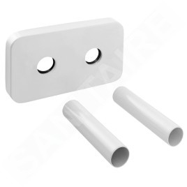 Bruckner Wicher - Cache rosace pour raccordement central 50 mm, blanc 600.315.4