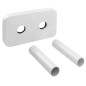 Bruckner Wicher - Cache rosace pour raccordement central 50 mm, blanc 600.315.4