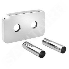 Bruckner Wicher - Cache rosace pour raccordement central 50 mm, chrome 600.315.1