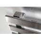 Sapho Truva - Corps de chauffe 500x1200 mm, 400 W, inox brossé NR312