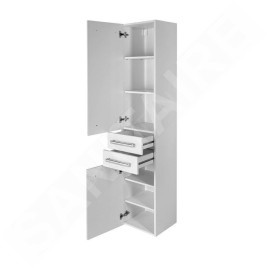 Aqualine Vega - Armoire 350x1840x310 mm, blanc VG185