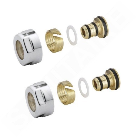 Aqualine Accessoires - Vis de serrage Eco pour Alupex 16 mm, nickel CP9980