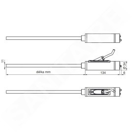 Zehnder Accessoires - Barre chauffante électrique WIVAR II, 600 W, blanc 862532