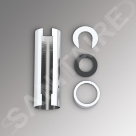 Zehnder Accessoires - Set de caches pour WIVAR II, chrome 889308