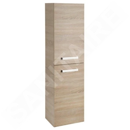 Aqualine Vega - Armoire haute, 400x1500x310 mm, chêne platine VG960