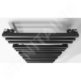 Sapho Fantina - Sèche-serviettes, 500x1647 mm, 666 W, noir mat IR515