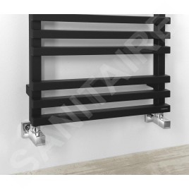 Sapho Fantina - Sèche-serviettes, 500x1647 mm, 666 W, noir mat IR515
