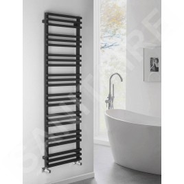 Sapho Fantina - Sèche-serviettes, 500x1647 mm, 666 W, noir mat IR515