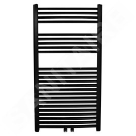 Novaservis Radiateurs - Elément chauffant droit 1200 mm, noir mat 600/1200/RS,5