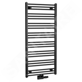 Bruckner Albrecht - Sèche-serviette 600x1250 mm, 611 W, noir 600.117.6