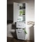 Aqualine Favolo - Armoire avec panier, 400x1840x310 mm, blanc mat FV180