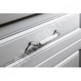 Aqualine Favolo - Armoire avec panier, 400x1840x310 mm, blanc mat FV180