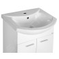 Aqualine Zoja - Meuble lavabo 508x740x300 mm, blanc 51055A