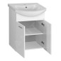 Aqualine Zoja - Meuble lavabo 508x740x300 mm, blanc 51055A