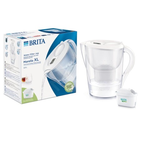 Brita Carafes - Carafe filtrante Marella XL Memo, volume 3,5 l, filtre Maxtra Pro, blanc 1052780
