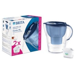 Brita Carafes - Carafe filtrante Marella XL Memo, volume 3,5 l, 2x filtre Maxtra Pro, bleu 1052786