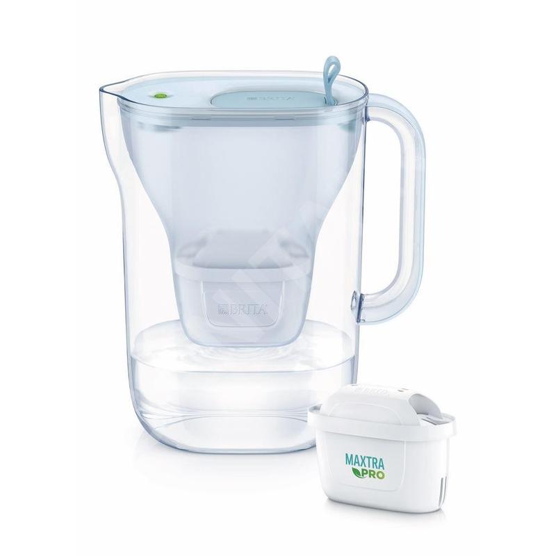 Brita Carafes - Carafe filtrante Style Eco, volume 2,4 l, filtre Maxtra Pro, bleu 1052807