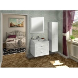 Aqualine Favolo - Meuble-vasque 765x600x446 mm, blanc mat FV280