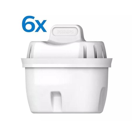 Philips Accessoires - Filtre de remplacement Micro X-Clean Softening+, 6 pcs AWP230P6/58