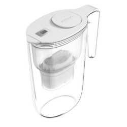 Philips Carafes filtrantes - Carafe filtrante Micro X-Clean Softening+, capacité de 2.6 l, avec minuterie, blanc AWP2943WHT/58