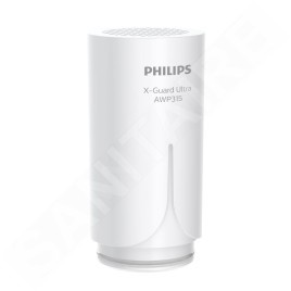 Philips On Tap - Cartouche filtrante de rechange pour tête filtrante de cuisine, blanche AWP315/10