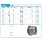 Novaservis Matériel de plomberie - Réducteur 5/4" x 3/4" FT215/322