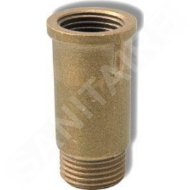 Novaservis Matériel de plomberie - Rallonge 3/8" x 25 mm, laiton FT216/1025