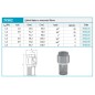 Novaservis Matériel de plomberie - Clapet anti-retour avec filtre en acier inoxydable 6/4 JY502/40