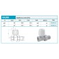 Novaservis Matériel de plomberie - Vanne de radiateur droite 3/8 RA300/10
