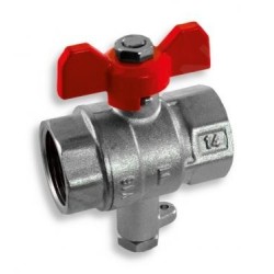 Novaservis Matériel de plomberie - Robinet à boisseau sphérique EKO pour connexion de capteur - papillon 1/2". EK116/15
