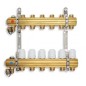 Novaservis Matériel de plomberie - Collecteur avec vannes de contrôle, thermostatiques et mécaniques, 6 circuits RZ06S
