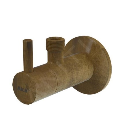 Alcadrain Tapkraan - Vanne d'angle avec filtre 1/2", bronze-antique ARV001-ANTIC